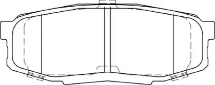 Комплект тормозных колодок, дисковый тормоз NECTO купить
