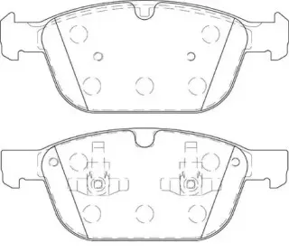 Комплект тормозных колодок, дисковый тормоз NECTO купить
