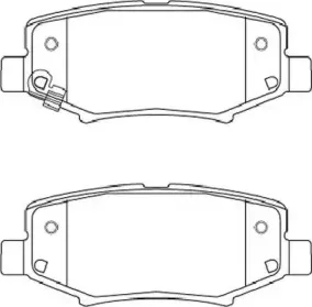 Комплект тормозных колодок, дисковый тормоз NECTO купить