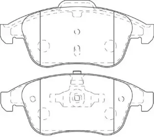 Комплект тормозных колодок, дисковый тормоз NECTO купить