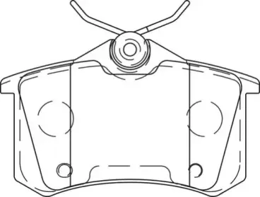 Комплект тормозных колодок, дисковый тормоз NECTO купить