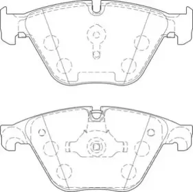 Комплект тормозных колодок, дисковый тормоз NECTO купить