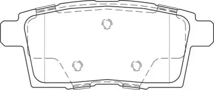 Комплект тормозных колодок, дисковый тормоз NECTO купить