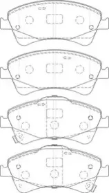 Комплект тормозных колодок, дисковый тормоз NECTO купить