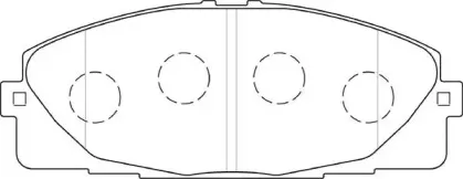 Комплект тормозных колодок, дисковый тормоз NECTO купить