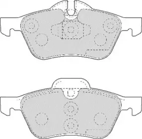 Комплект тормозных колодок, дисковый тормоз NECTO купить