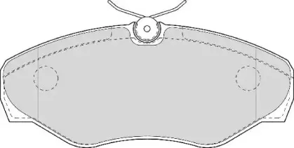 Комплект тормозных колодок, дисковый тормоз NECTO купить