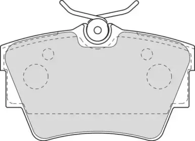 Комплект тормозных колодок, дисковый тормоз NECTO купить
