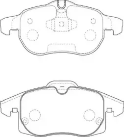 Комплект тормозных колодок, дисковый тормоз NECTO купить