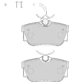 Комплект тормозных колодок, дисковый тормоз NECTO купить
