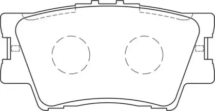 Комплект тормозных колодок, дисковый тормоз NECTO купить