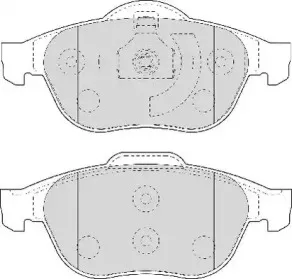 Комплект тормозных колодок, дисковый тормоз NECTO купить