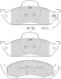Комплект тормозных колодок, дисковый тормоз NECTO купить