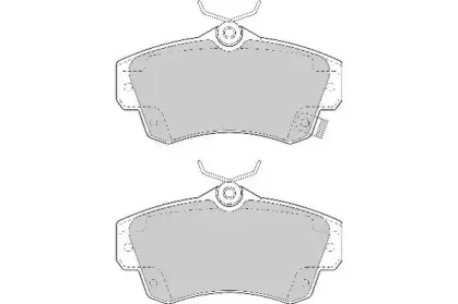 Комплект тормозных колодок, дисковый тормоз NECTO купить