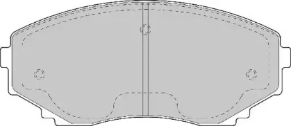Комплект тормозных колодок, дисковый тормоз NECTO купить