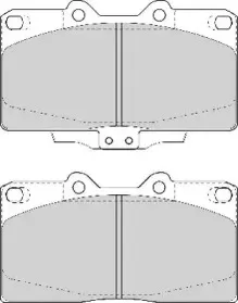 Комплект тормозных колодок, дисковый тормоз NECTO купить