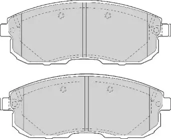 Комплект тормозных колодок, дисковый тормоз NECTO купить