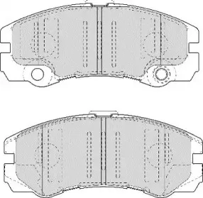 Комплект тормозных колодок, дисковый тормоз NECTO купить