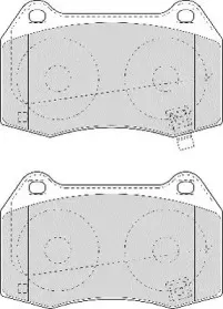 Комплект тормозных колодок, дисковый тормоз NECTO купить