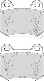 Комплект тормозных колодок, дисковый тормоз NECTO купить