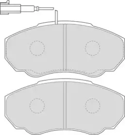 Комплект тормозных колодок, дисковый тормоз NECTO купить