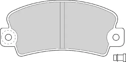 Комплект тормозных колодок, дисковый тормоз NECTO купить