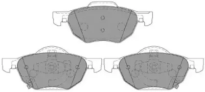 Комплект тормозных колодок, дисковый тормоз NECTO купить