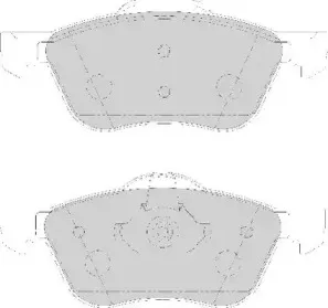 Комплект тормозных колодок, дисковый тормоз NECTO купить