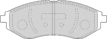 Комплект тормозных колодок, дисковый тормоз NECTO купить