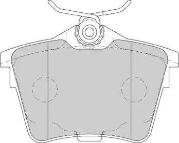 Комплект тормозных колодок, дисковый тормоз NECTO купить