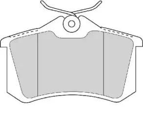 Комплект тормозных колодок, дисковый тормоз NECTO купить