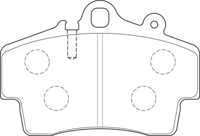 Комплект тормозных колодок, дисковый тормоз NECTO купить