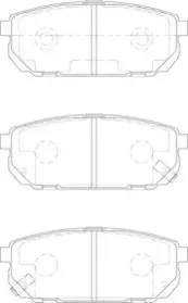 Комплект тормозных колодок, дисковый тормоз NECTO купить