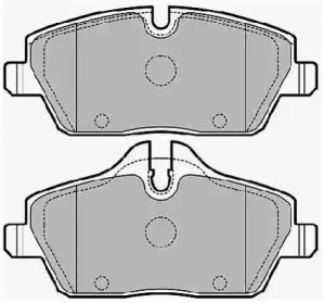 Комплект тормозных колодок, дисковый тормоз NECTO купить