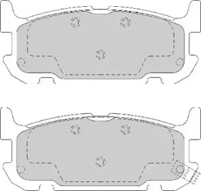 Комплект тормозных колодок, дисковый тормоз NECTO купить