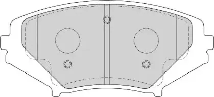 Комплект тормозных колодок, дисковый тормоз NECTO купить