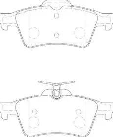 Комплект тормозных колодок, дисковый тормоз NECTO купить