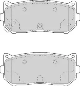 Комплект тормозных колодок, дисковый тормоз NECTO купить