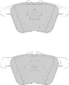 Комплект тормозных колодок, дисковый тормоз NECTO купить