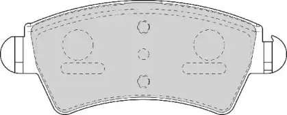 Комплект тормозных колодок, дисковый тормоз NECTO купить