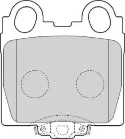 Комплект тормозных колодок, дисковый тормоз NECTO купить