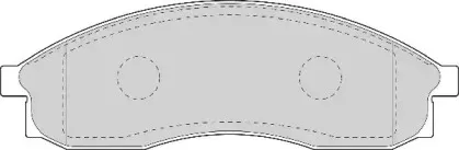 Комплект тормозных колодок, дисковый тормоз NECTO купить