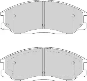 Комплект тормозных колодок, дисковый тормоз NECTO купить