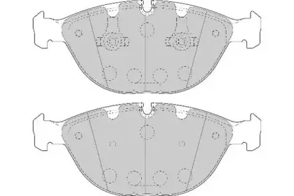 Комплект тормозных колодок, дисковый тормоз NECTO купить
