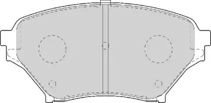 Комплект тормозных колодок, дисковый тормоз NECTO купить