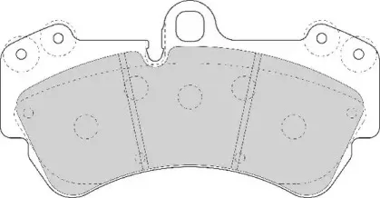 Комплект тормозных колодок, дисковый тормоз NECTO купить