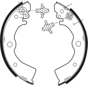 Комплект тормозных колодок NECTO купить