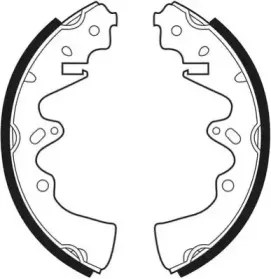 Комплект тормозных колодок NECTO купить