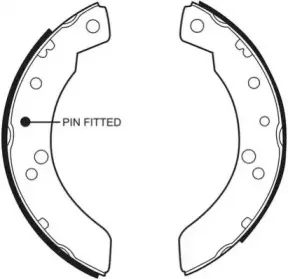 Комплект тормозных колодок NECTO купить