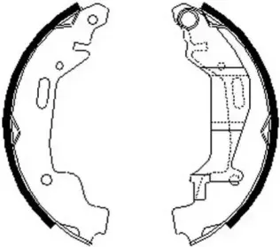 Комплект тормозных колодок NECTO купить